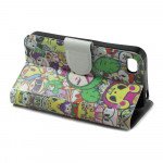 Wholesale iPhone 4S 4 Slim Flip Design Wallet Case (Cartoon)